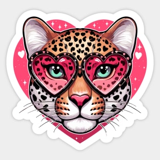 Leopard Sunglasses Sticker